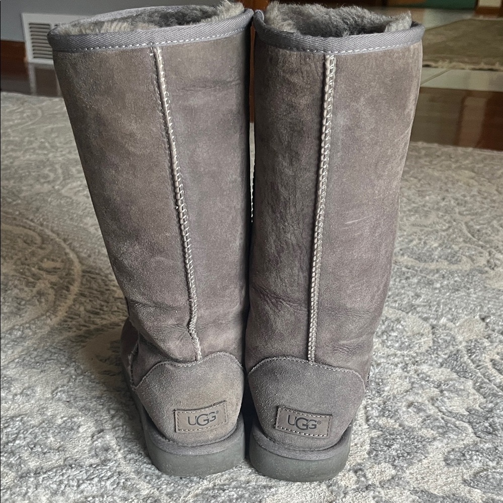 UGG Dark Brown Suede Boots